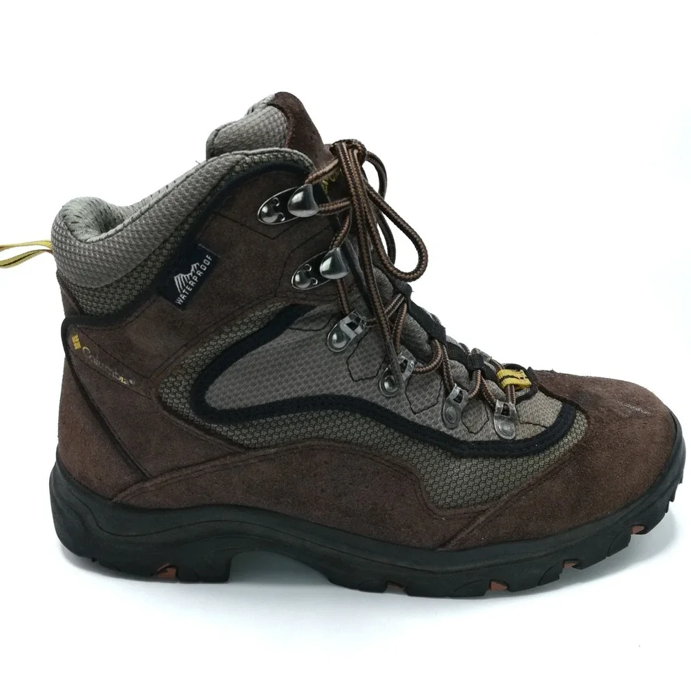 Columbia Shoes Mens Boots Bonanza Peak Hiking Brown Suede Waterproof Leather 10